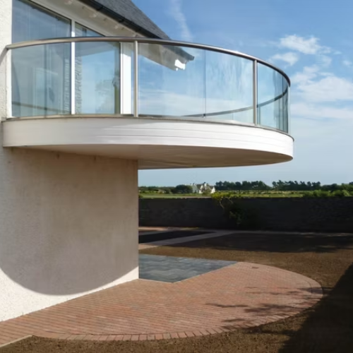 Curved Glass Balconies Curved Glass Balconies