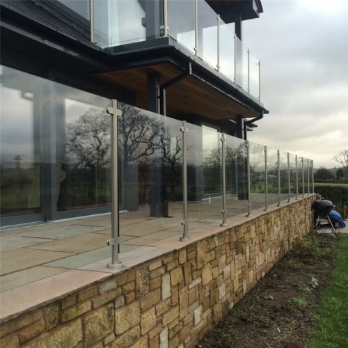 Semi-Frameless Glass Railings Semi-Frameless Glass Railings