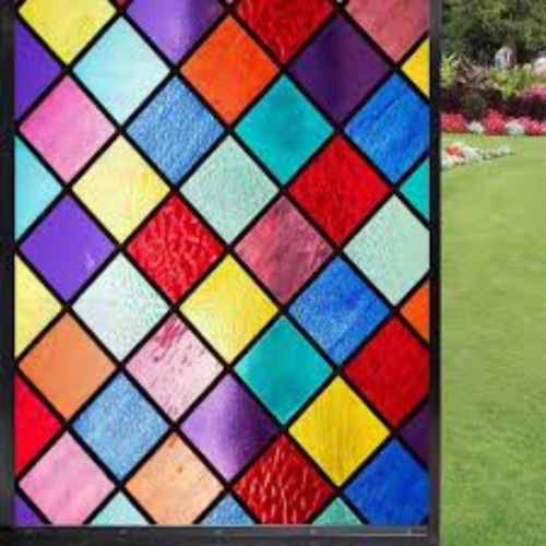 Stained or Colored Obscure Glass Stained or Colored Obscure Glass